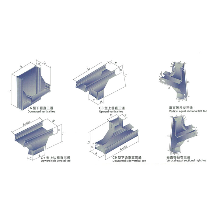 Vertical 3-tee